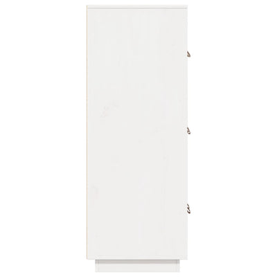 Kaappi valkoinen 67x40x108,5 cm täysi mänty