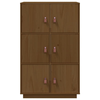 Kaappi hunajanruskea 67x40x108,5 cm täysi mänty
