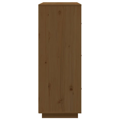 Kaappi hunajanruskea 67x40x108,5 cm täysi mänty