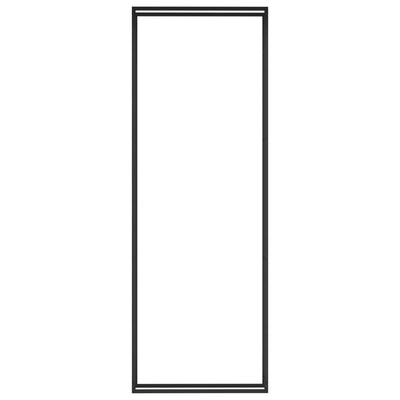 Polttopuuteline mattamusta 110x28x312 cm teräs