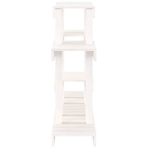 Valkoinen kasviteline Bei 104,5x25x77,5cm (mänty)