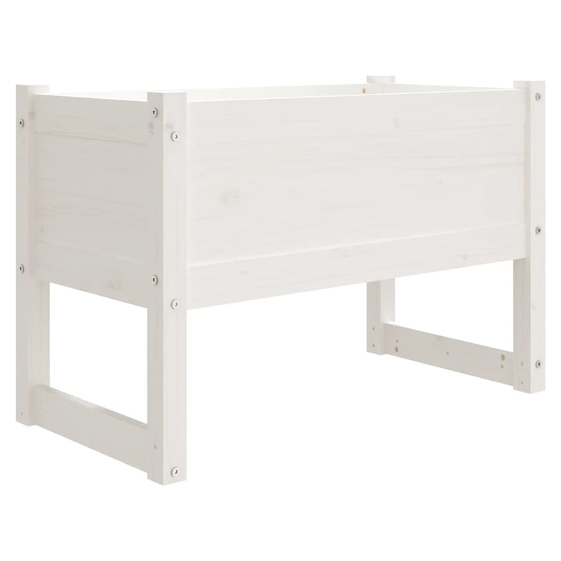 Valkoinen kukkalaatikko Kylee 78x40x52cm (mänty)