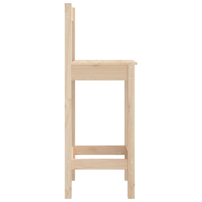 Baarituolit 2 kpl 40x41,5x112 cm täysi mänty