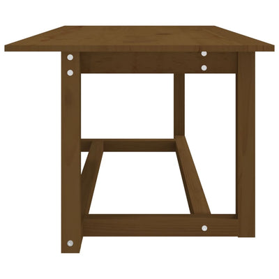 Sohvapöytä hunajanruskea 110x55x45 cm täysi mänty