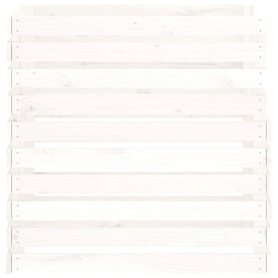 Komposti valkoinen 80x80x78 cm täysi mänty