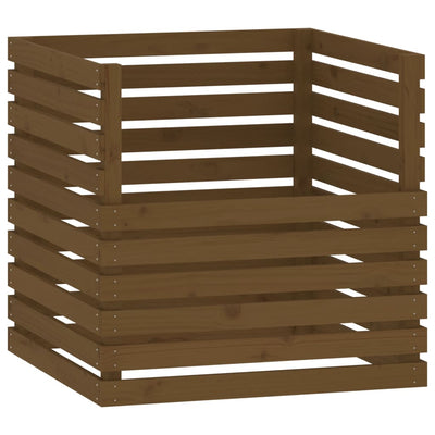Komposti hunajanruskea 80x80x78 cm täysi mänty