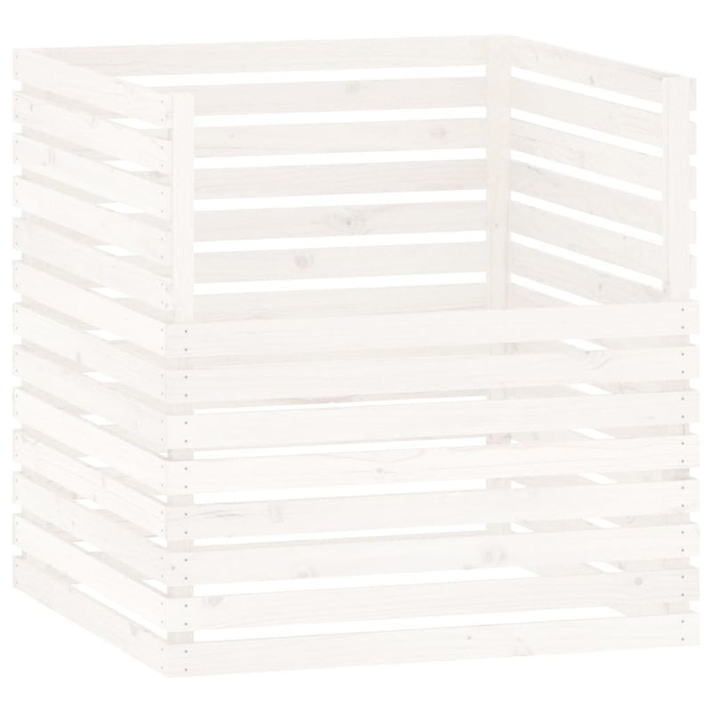 Valkoinen komposti Felicica 100x100x102cm (mänty)