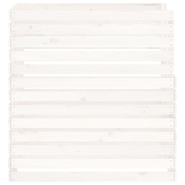 Valkoinen komposti Felicica 100x100x102cm (mänty)