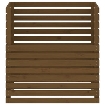 Komposti hunajanruskea 100x100x102 cm täysi mänty