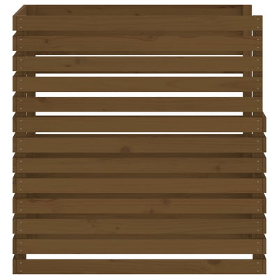 Komposti hunajanruskea 100x100x102 cm täysi mänty