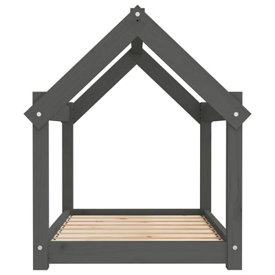 Koiransänky harmaa 81x60x70 cm täysi mänty
