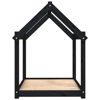 Koiransänky musta 101x70x90 cm täysi mänty