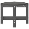 Sohvapöytä harmaa 87x48x35 cm täysi mänty