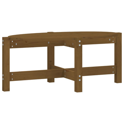 Sohvapöytä hunajanruskea 87x48x35 cm täysi mänty