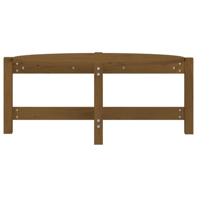 Sohvapöytä hunajanruskea 87x48x35 cm täysi mänty