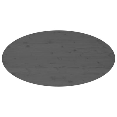 Sohvapöytä harmaa 110x55x45 cm täysi mänty