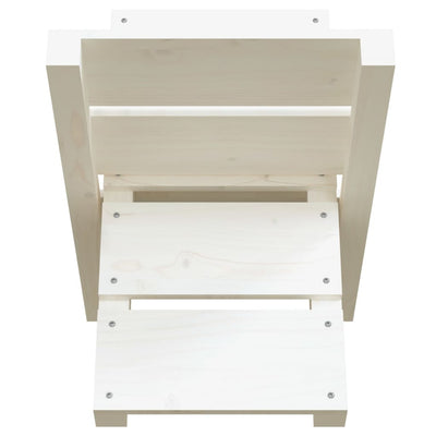 Valkoinen klapiteline Hedi 47x39,5x48cm (mänty)