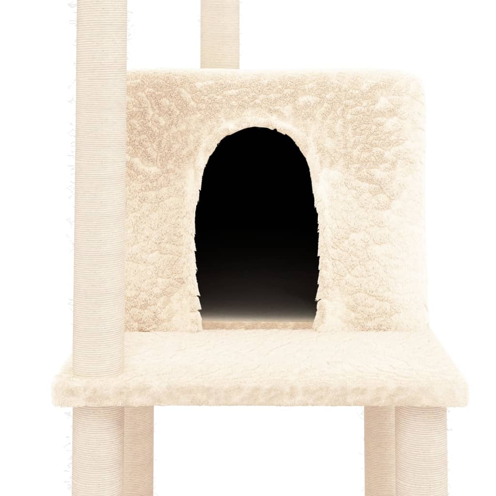Kerma kissan kiipeilypuu sisal- raapimispylväillä Mirabell 144,5cm
