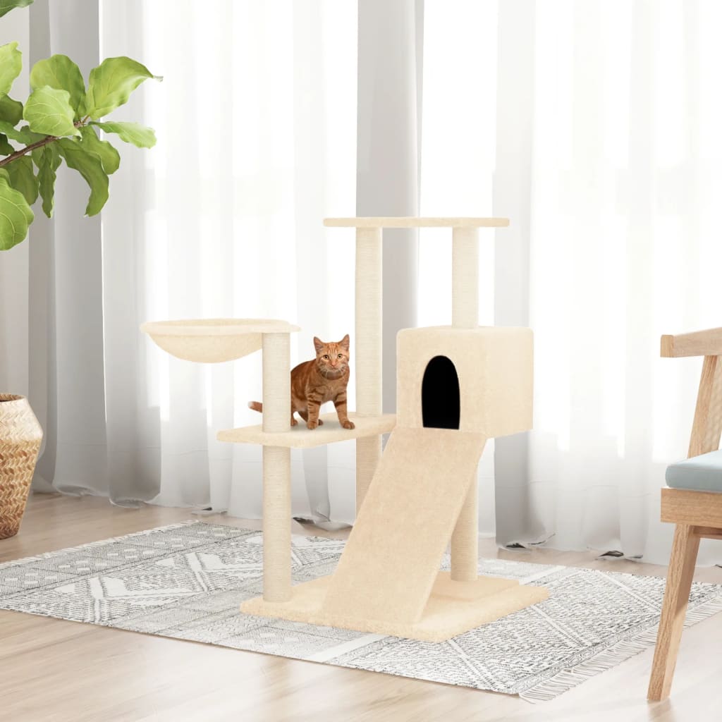 Kerma kissan kiipeilypuu sisal- raapimispylväillä Iozofina 82cm