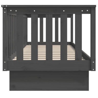 Harmaa sohvasänky Paseta 90x190cm (mänty)