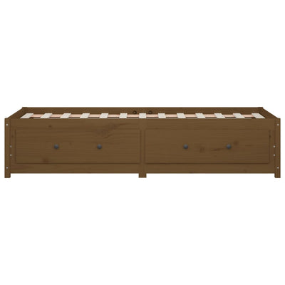 Hunajanruskea sohvasänky Legarde 90x190cm (single mänty)