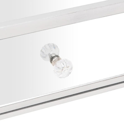 Peilisohvapöytä Melihat 106x45x45cm (puinen ja lasi)