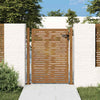 Puutarhaportti 100x150 cm Corten-teräs neliönmuotoinen