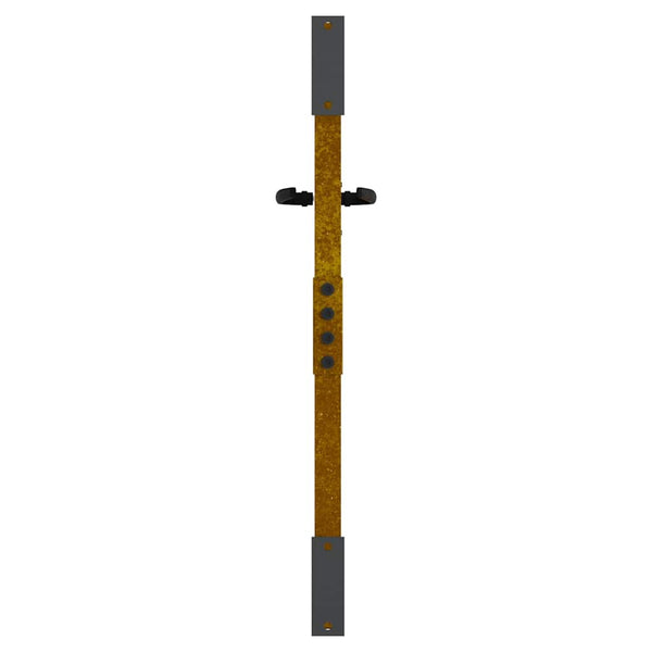 Puutarhaportti 85x75 cm Corten-teräs
