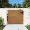 Puutarhaportti 85x75 cm Corten-teräs