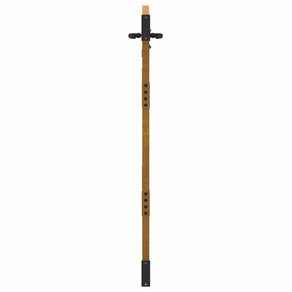 Puutarhaportti 85x125 cm Corten-teräs