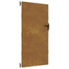 Puutarhaportti 85x175 cm Corten-teräs