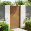 Puutarhaportti 85x175 cm Corten-teräs