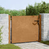 Puutarhaportti 100x75 cm Corten-teräs