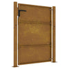 Puutarhaportti 100x125 cm Corten-teräs
