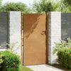 Puutarhaportti 100x175 cm Corten-teräs