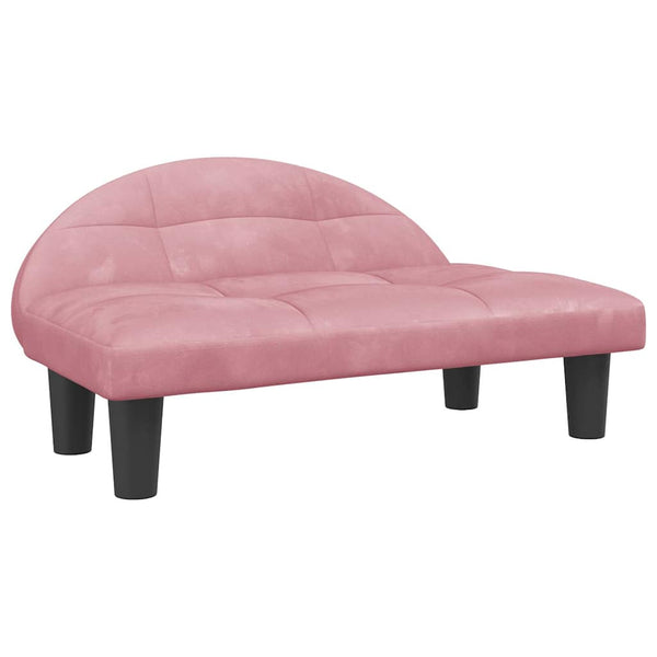 Koiranpeti pinkki 70x52x30 cm sametti
