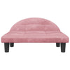 Koiranpeti pinkki 70x52x30 cm sametti