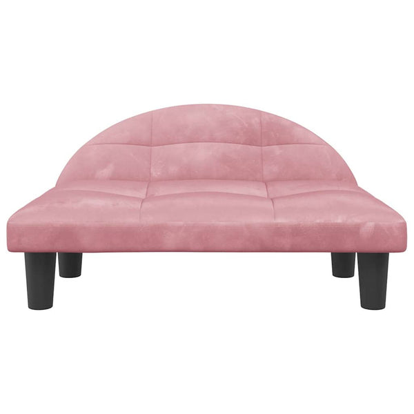 Koiranpeti pinkki 70x52x30 cm sametti