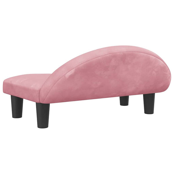 Koiranpeti pinkki 70x52x30 cm sametti