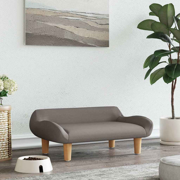 Koiranpeti harmaanruskea 70x40x24 cm kangas
