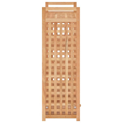 Kenkätelineet laatikolla 70x27x81 cm täysi pähkinäpuu