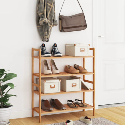 Kenkätelineet 2 kpl 69x27x41 cm täysi pähkinäpuu