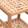 Kylpyhuoneen hyllykkö 35,5x35,5x112,5 cm täysi pähkinäpuu