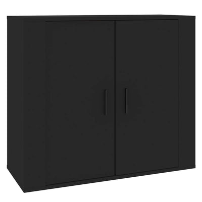 Senkki musta 80x33x70 cm tekninen puu