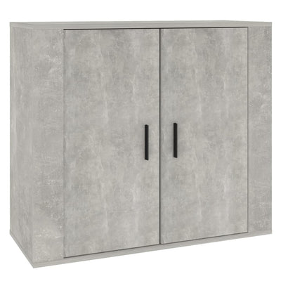 Senkki betoninharmaa 80x33x70 cm tekninen puu
