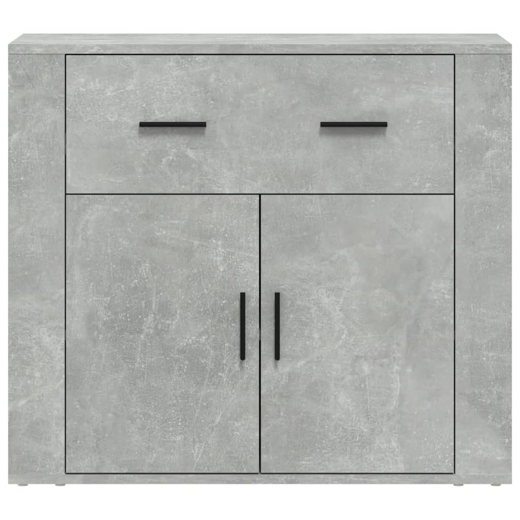 Betoninharmaa senkki Stefanesc 80x33x70cm (puinen)