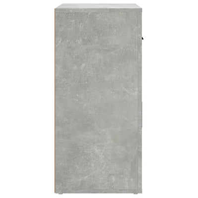 Senkki betoninharmaa 80x33x70 cm tekninen puu