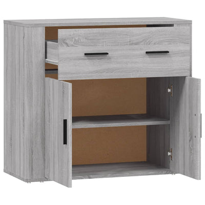 Senkki harmaa Sonoma 80x33x70 cm tekninen puu