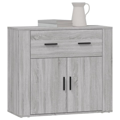 Senkki harmaa Sonoma 80x33x70 cm tekninen puu