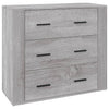 Senkki harmaa Sonoma 80x33x70 cm tekninen puu